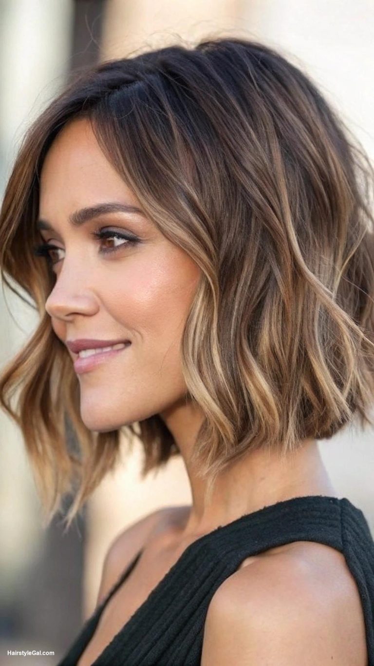 bob hairstyles Bob with Subtle Highlights