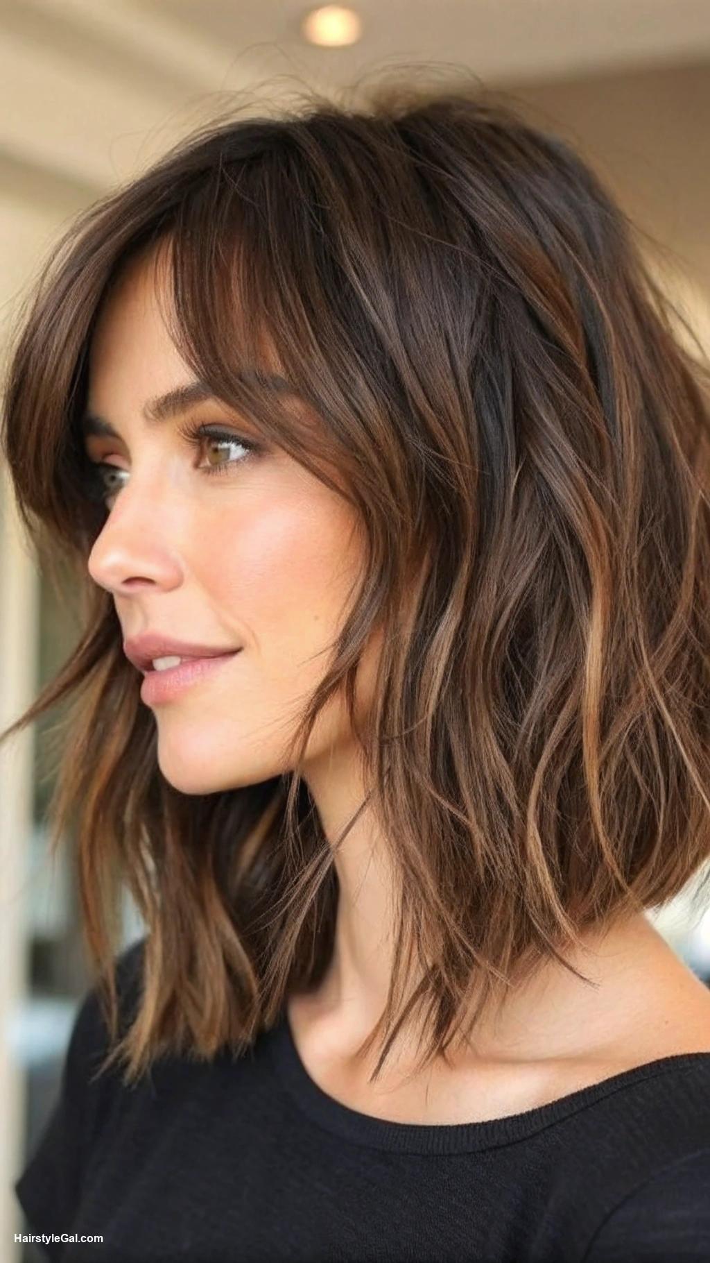 Choppy-Shoulder-Length-Bob
