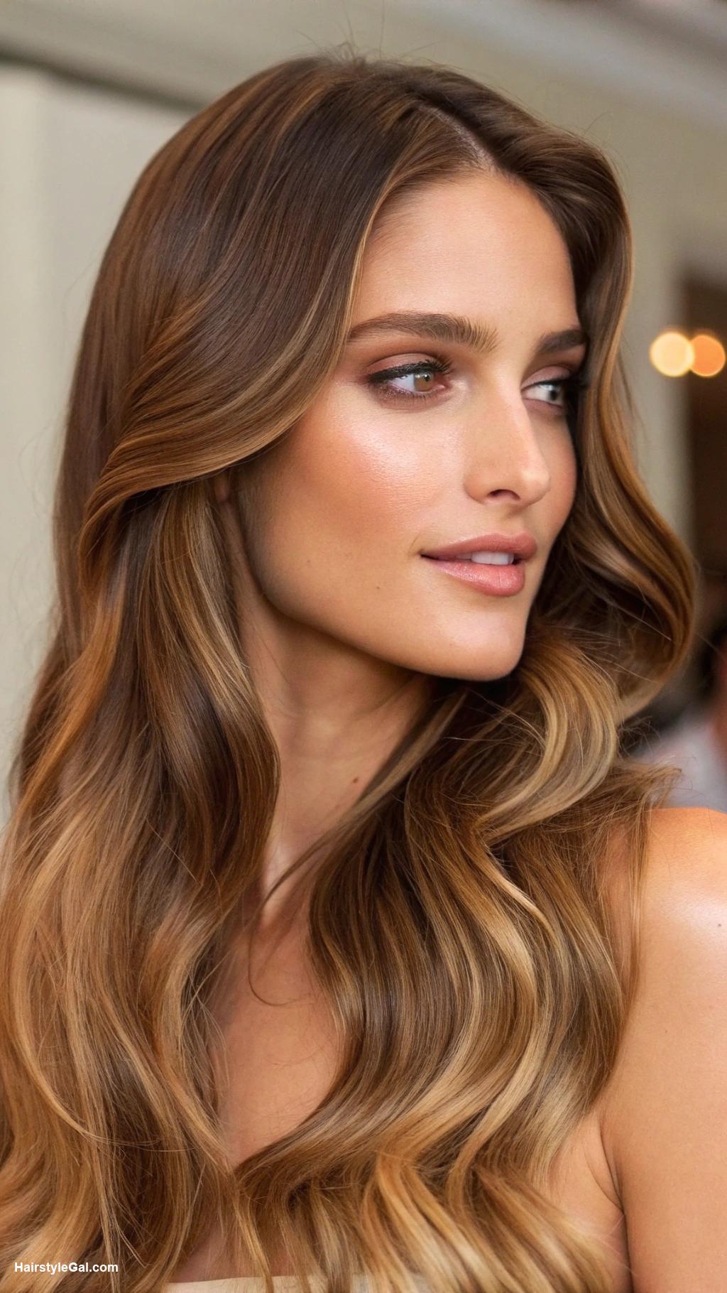 long haircuts Side Swept Loose Waves