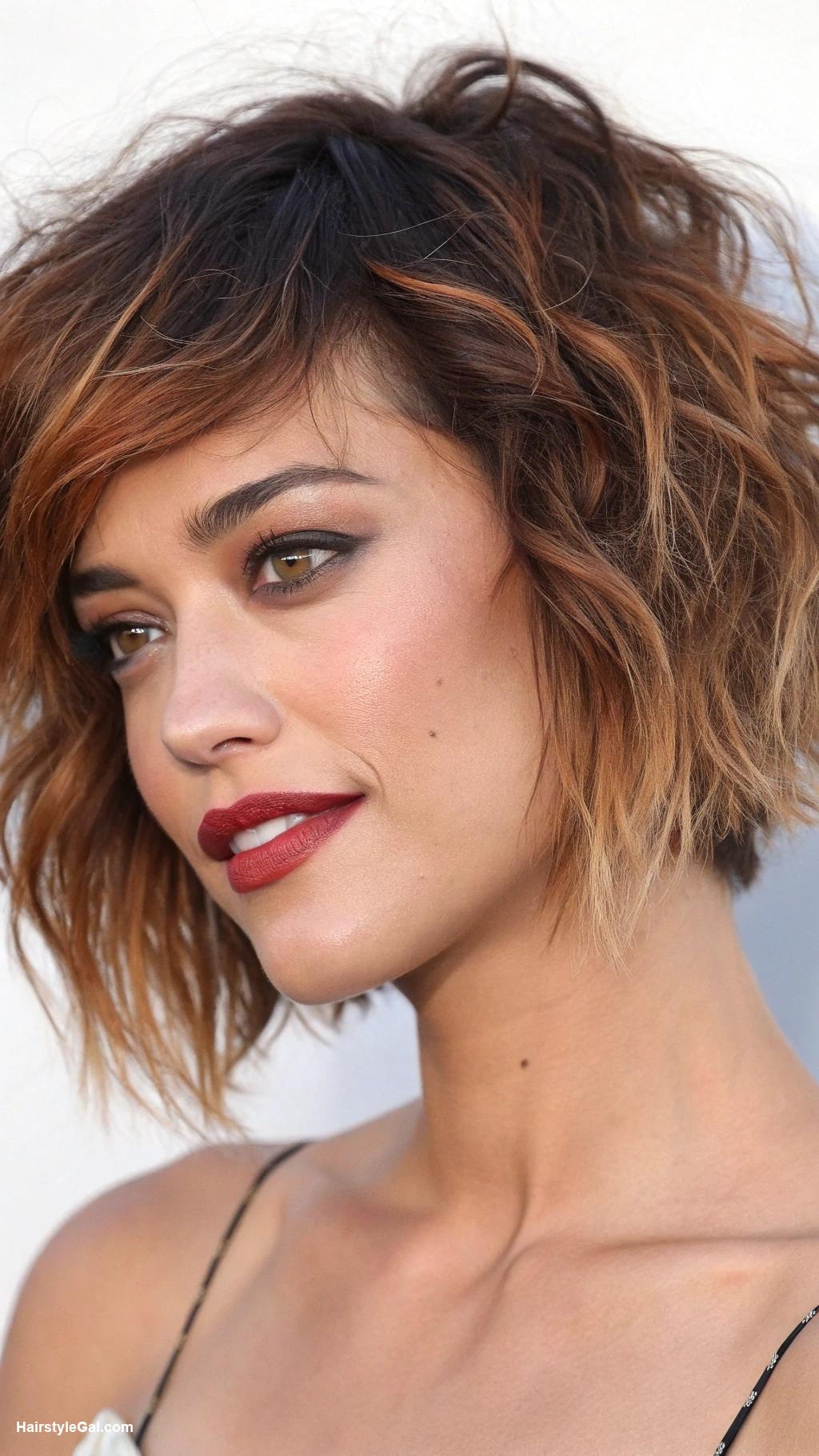wolf cut Asymmetrical Wolf Cut for a Bold Look