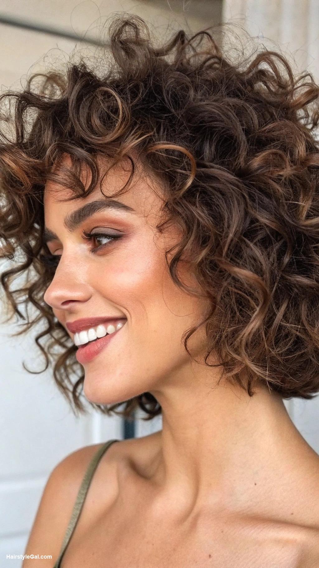wolf cut Curly Wolf Cut for Textured Dimension