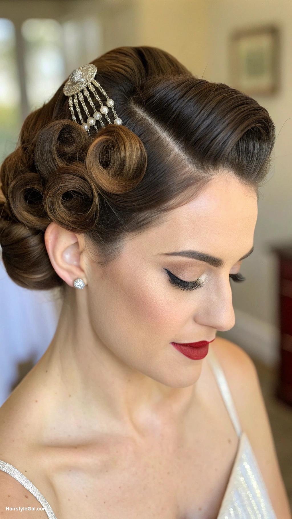 1920s hairstyles Victory Rolls