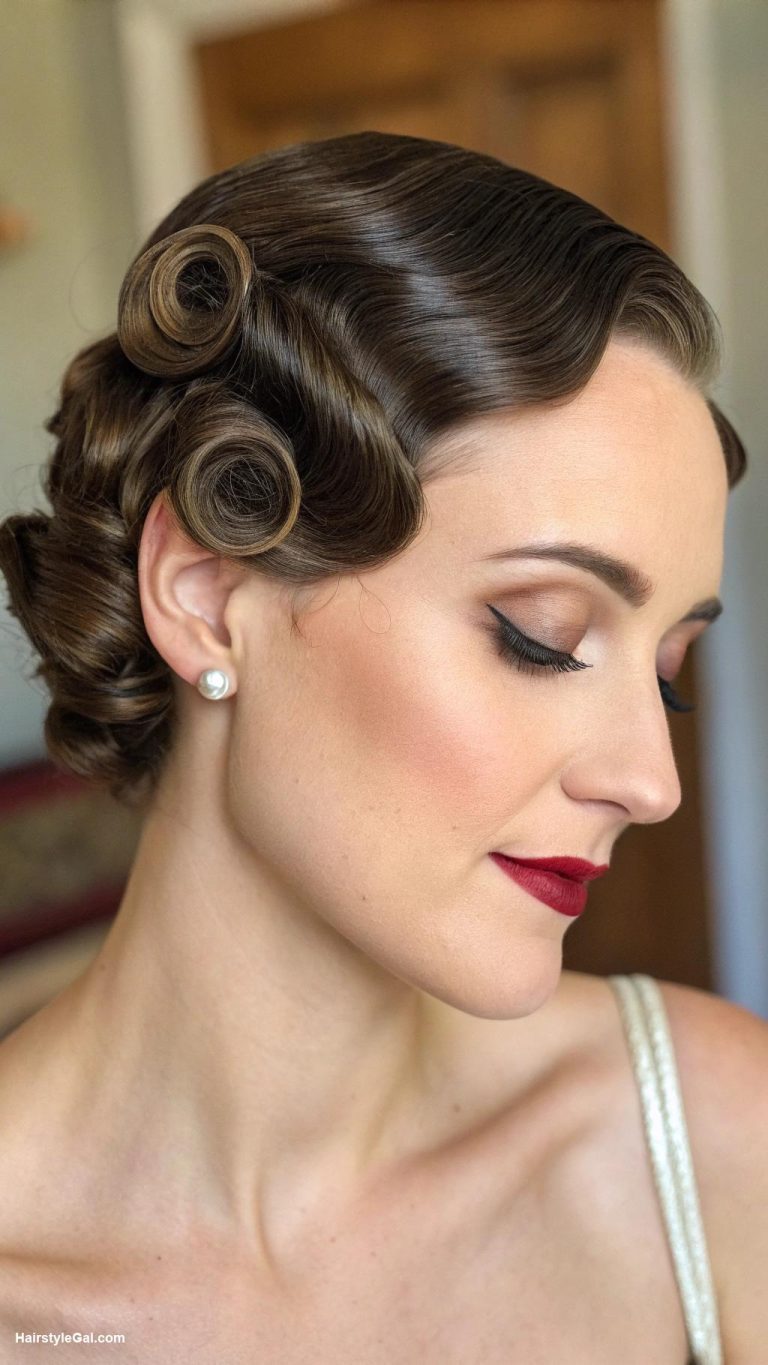 1920s hairstyles Vintage Pin Curls