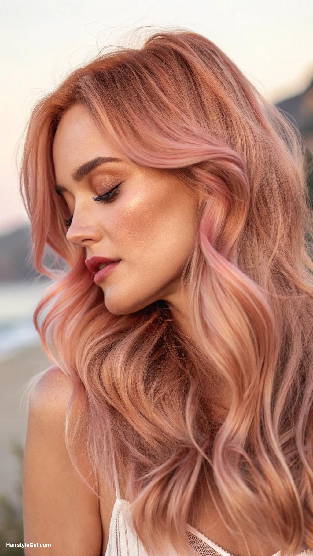 blonde hair colors Dusty Rose Blonde