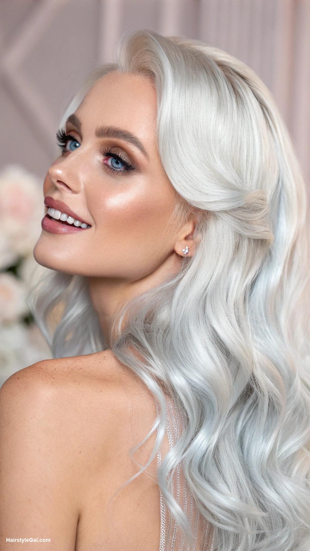 blonde hair colors Platinum Ice Blonde