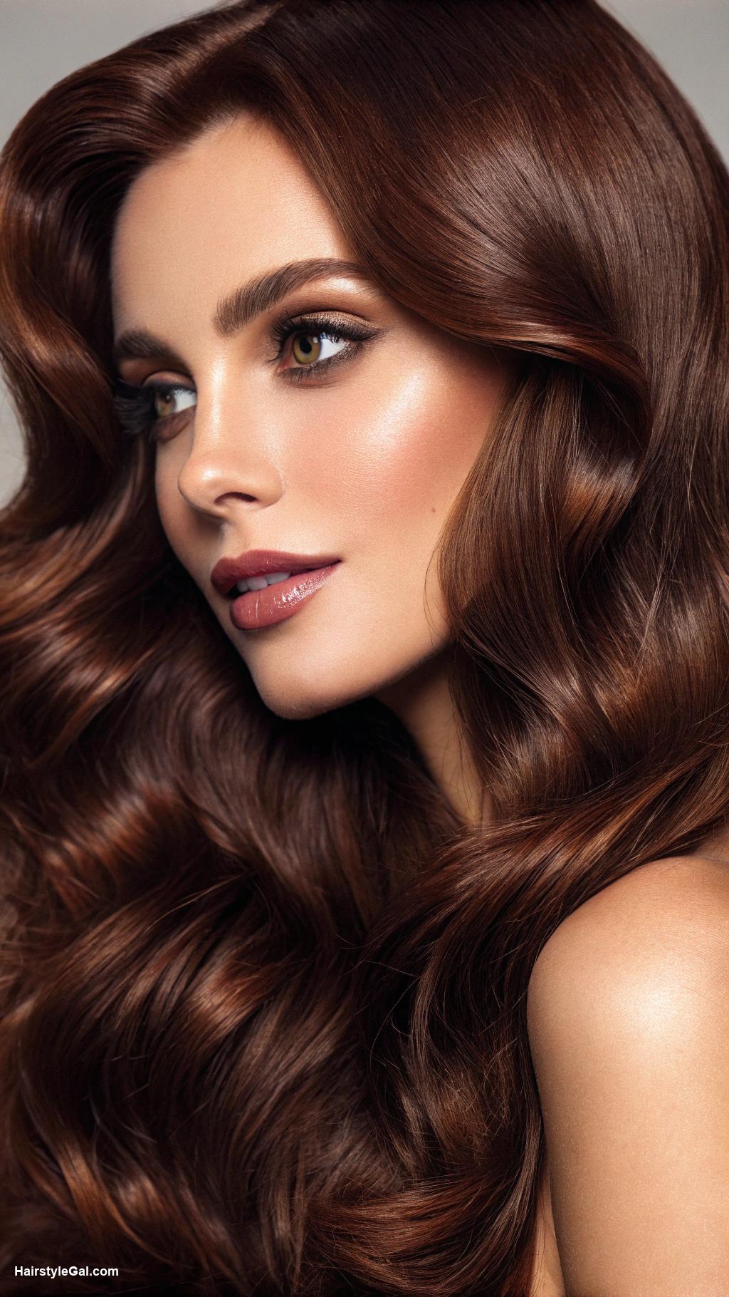 brown hair colors Rich Mahogany