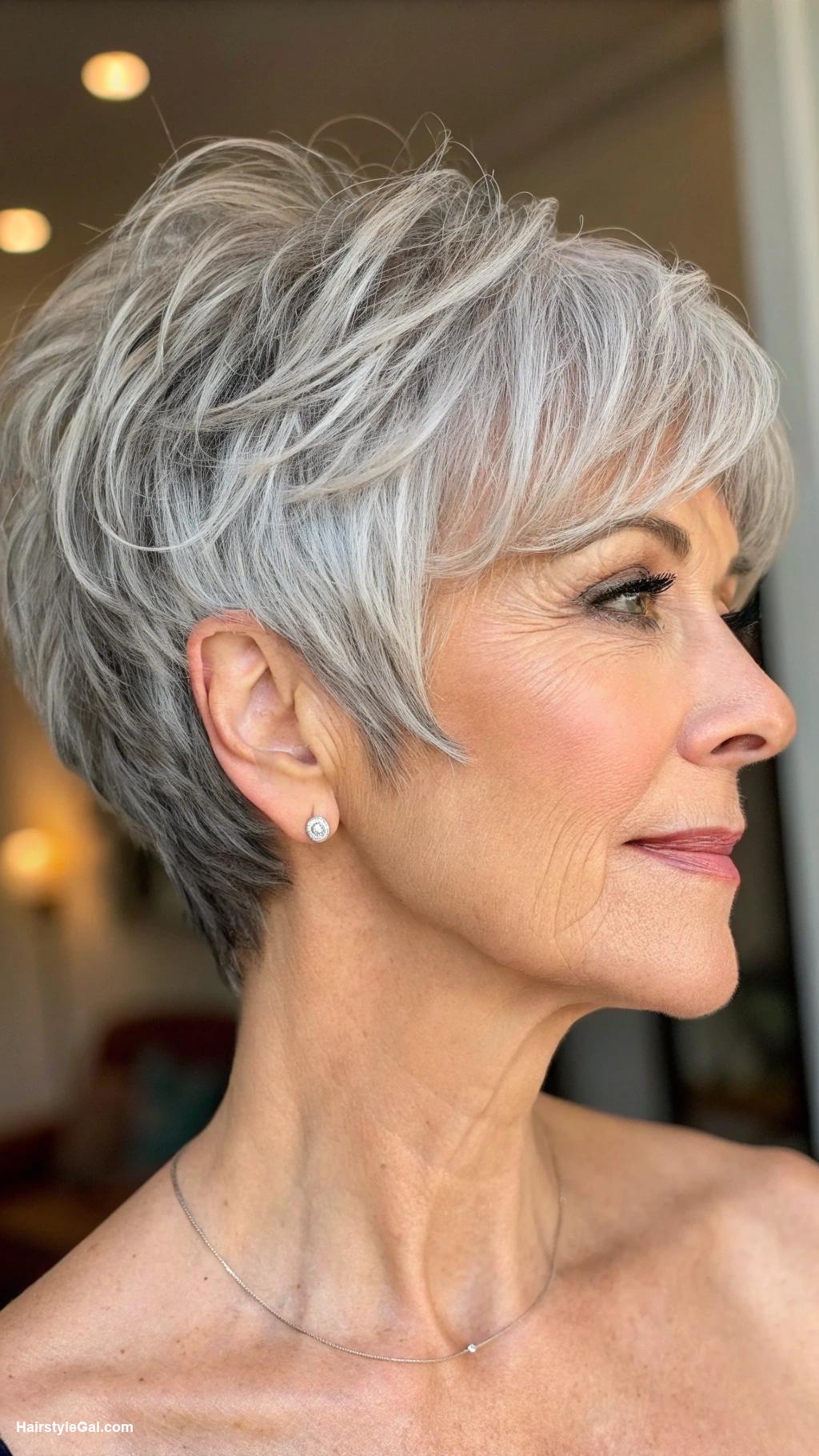 haircuts for older women Trendy Shaggy Bowl Cut
