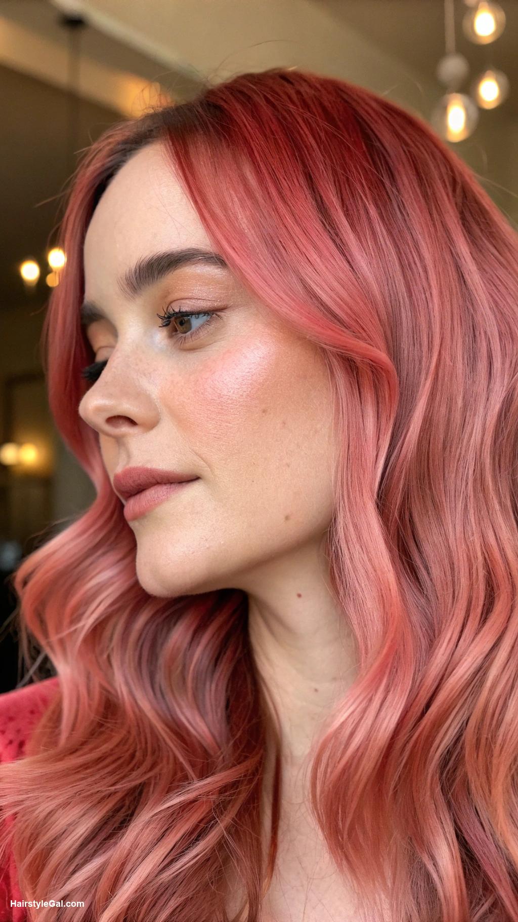 red hair colors Soft Strawberry Blush