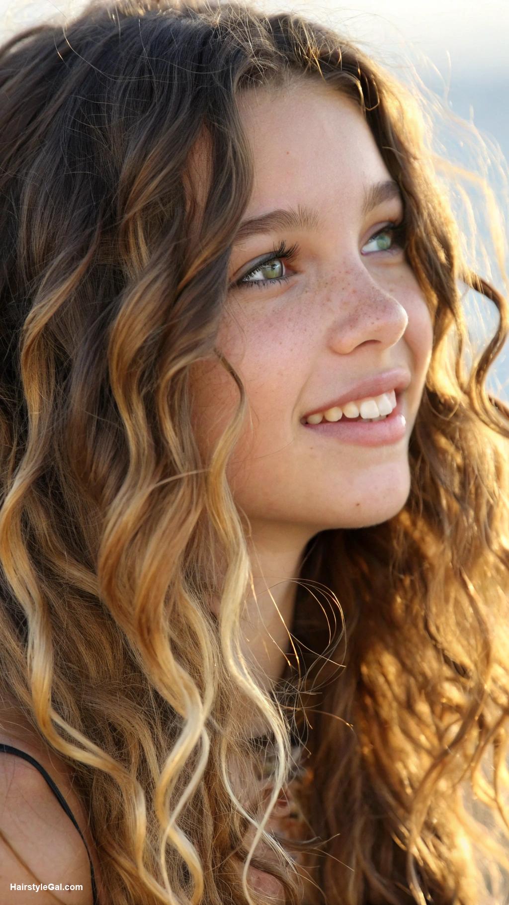 teen girl haircuts Layered Beachy Waves
