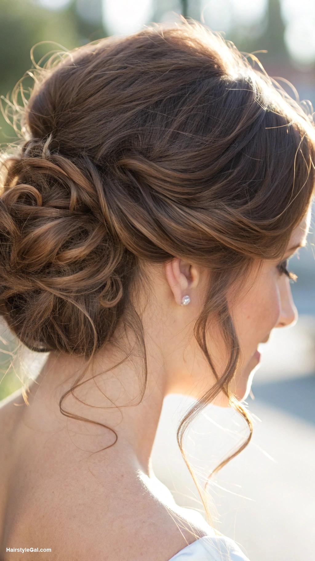 summer hairstyles for long hair Low Chignon with Soft Curls
