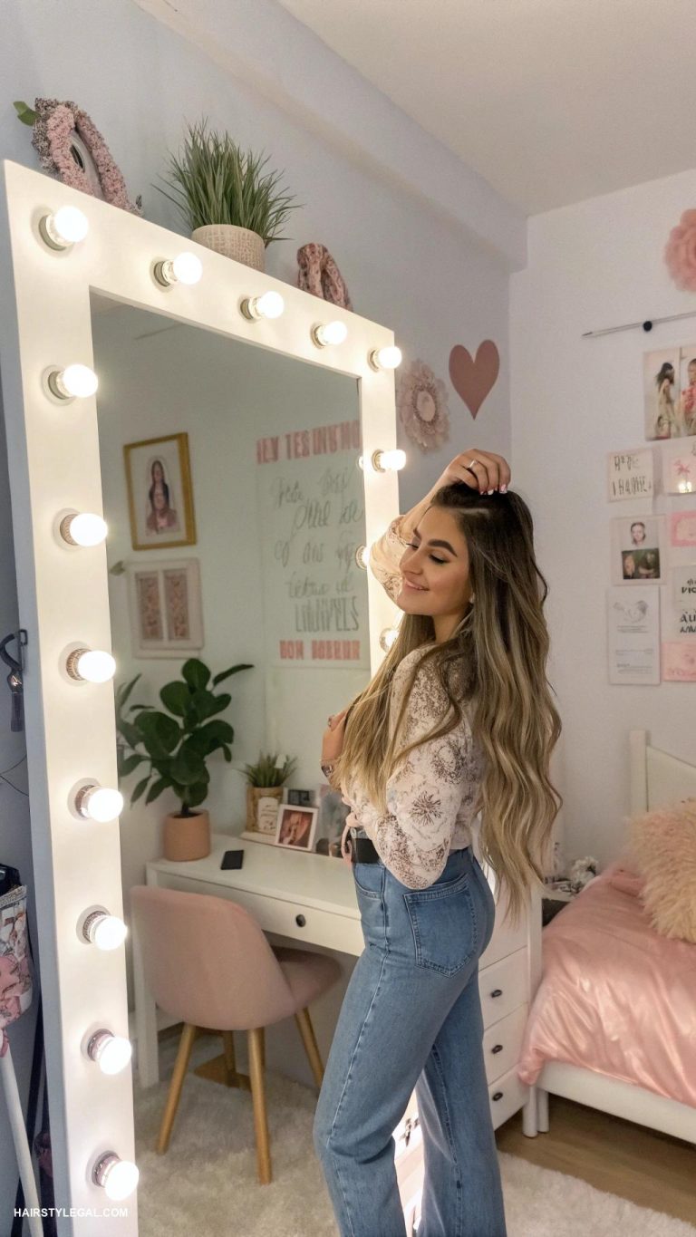 how to part your hair based on face shape