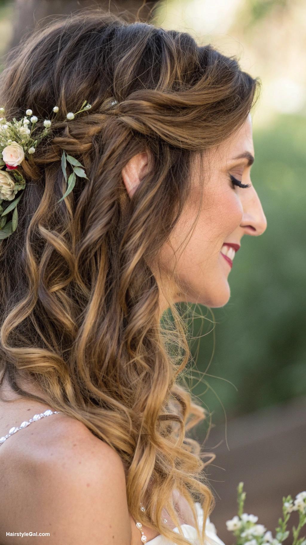 garden party hairstyles Loose beach waves