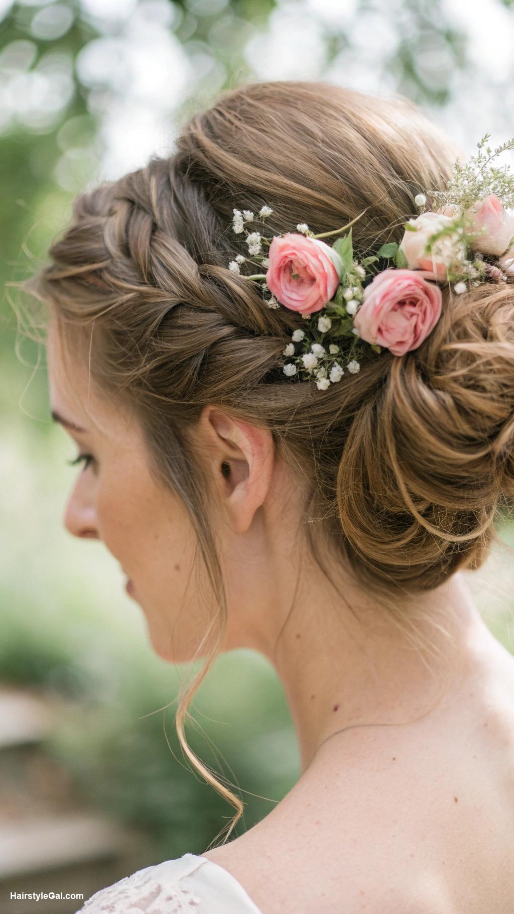 garden party hairstyles Elegant chignon hairstyle