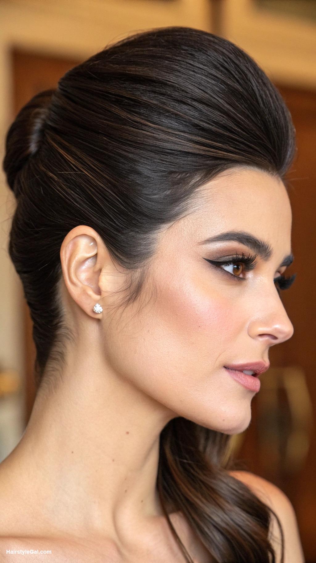 baddie hairstyles Classic French Twist