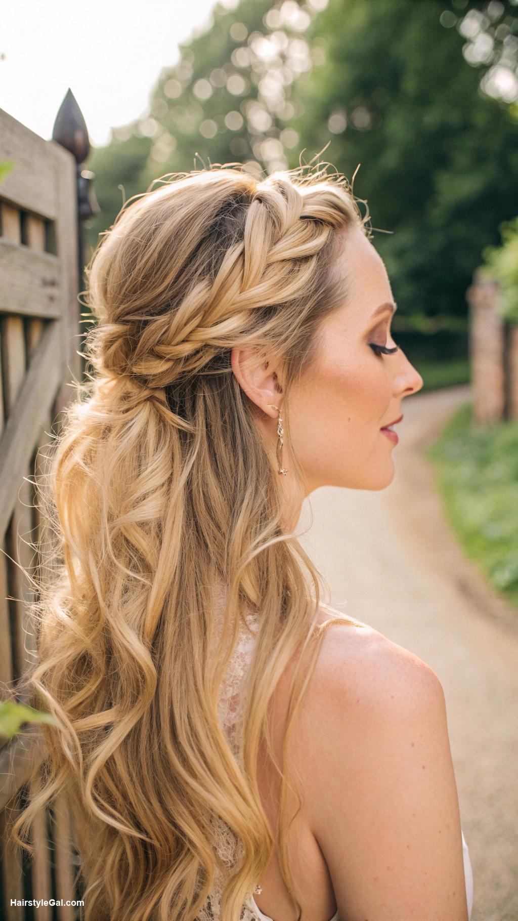 french braids Side French braid on blonde hair