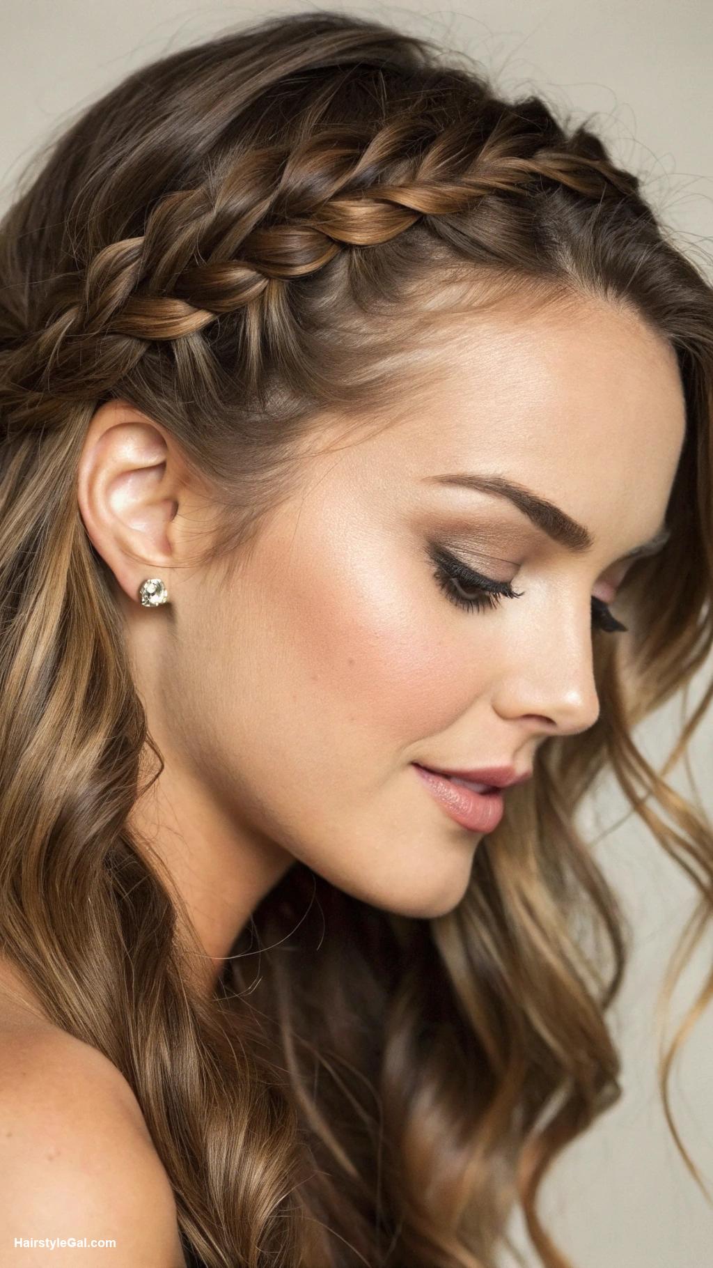 french braids Waterfall French braid for elegant look