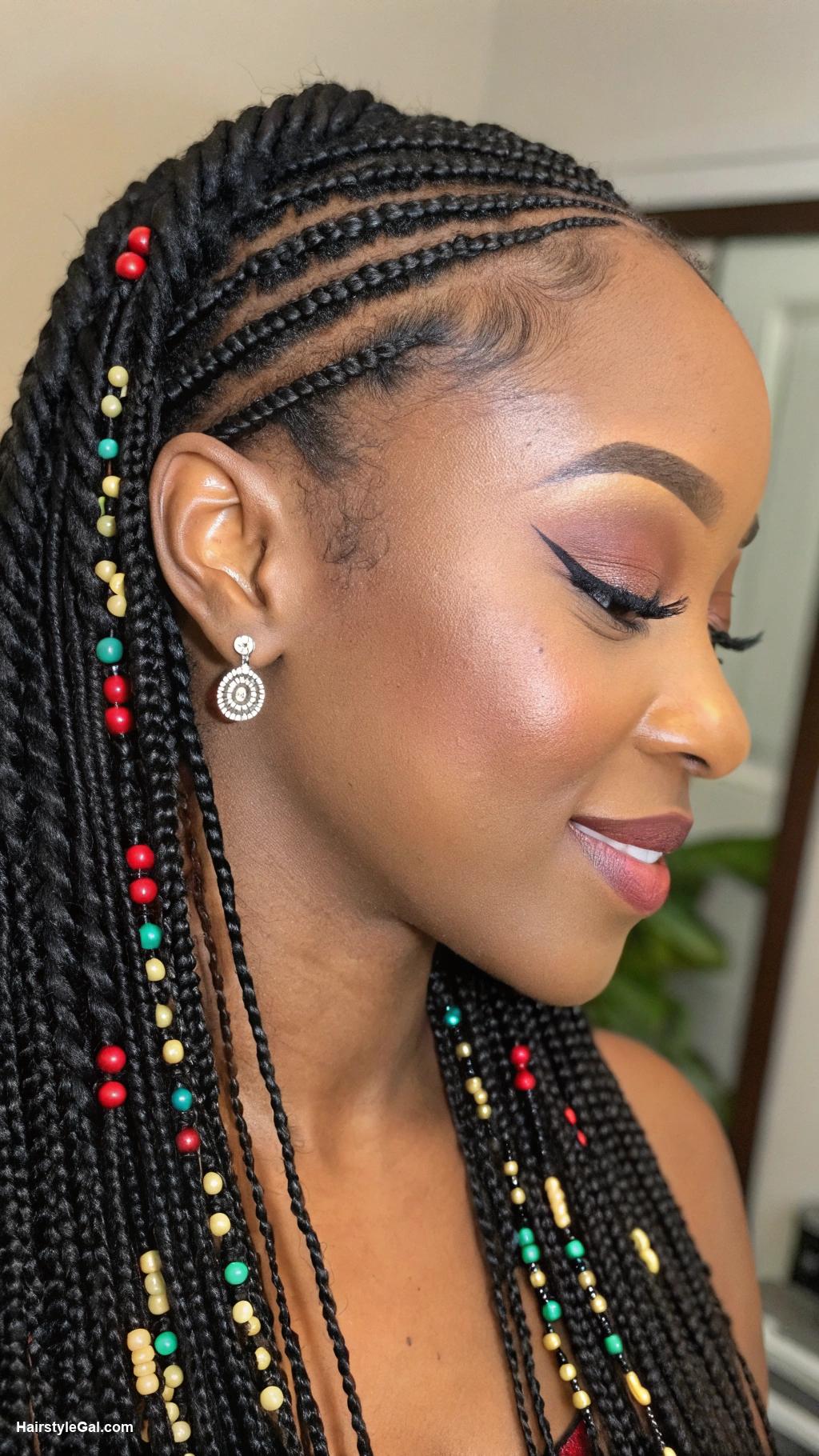 fulani braids Classic Fulani Braids with Beads