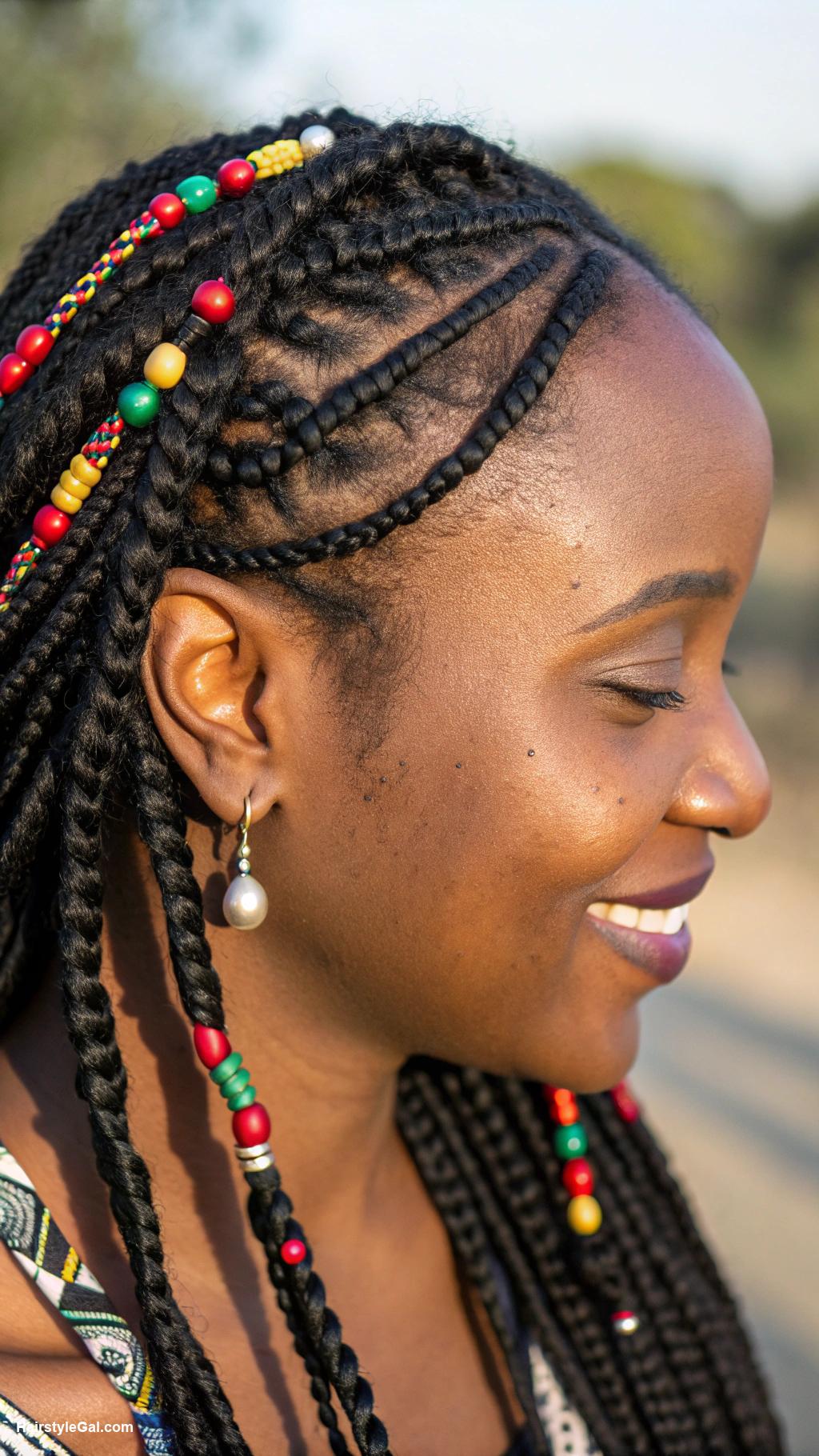 fulani braids Fulani Braids with Curly Ends