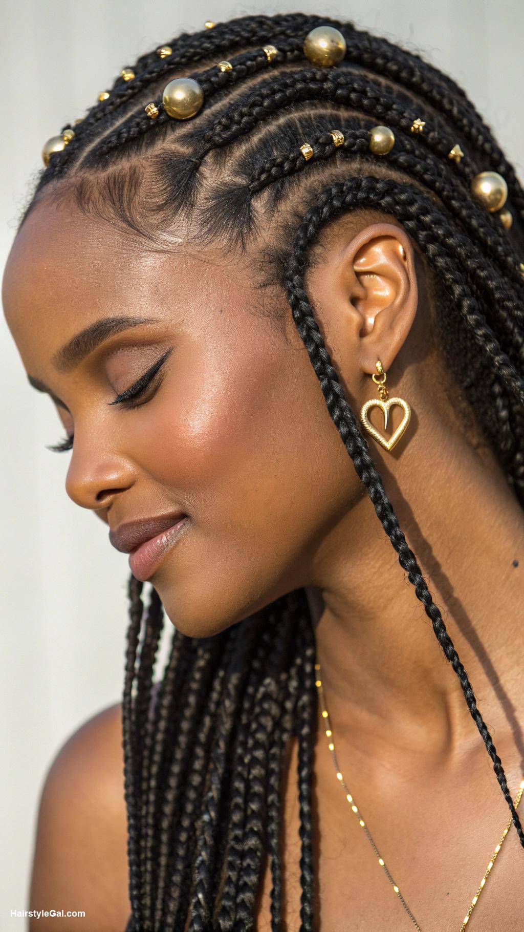 fulani braids Fulani Braids with Heart Shaped Part