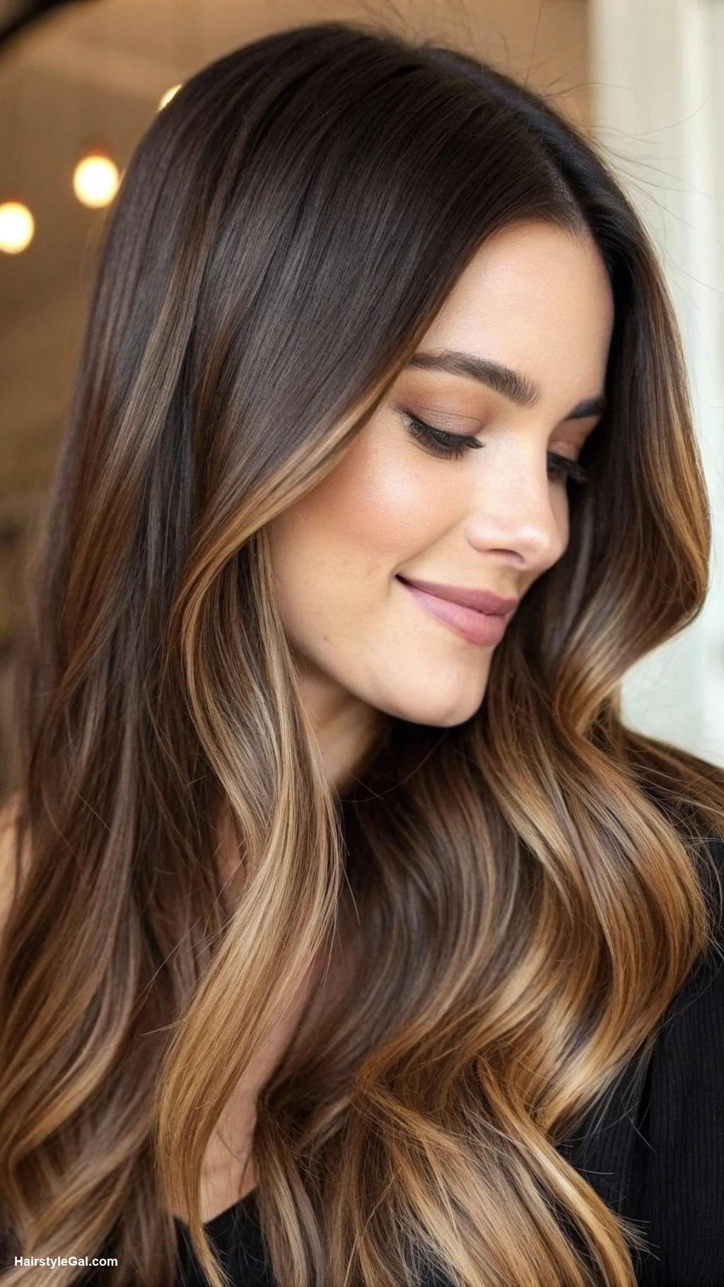 low maintenance blonde hair Brunette with blonde ends