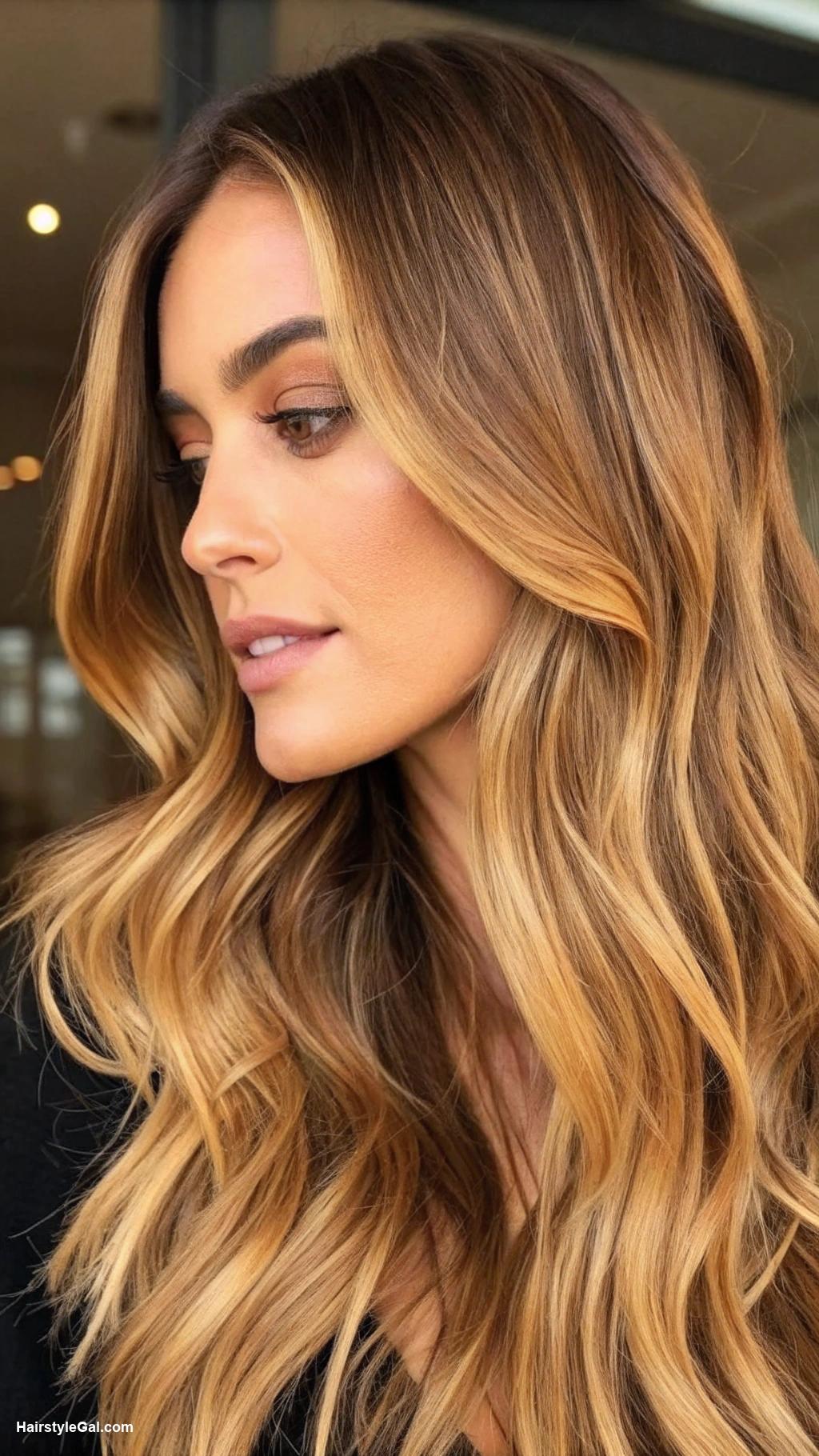 low maintenance blonde hair Honey blonde balayage