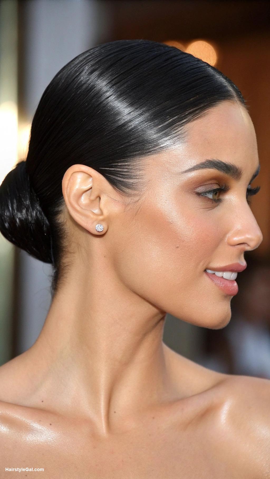 texas hairstyles Sleek low bun for black hair