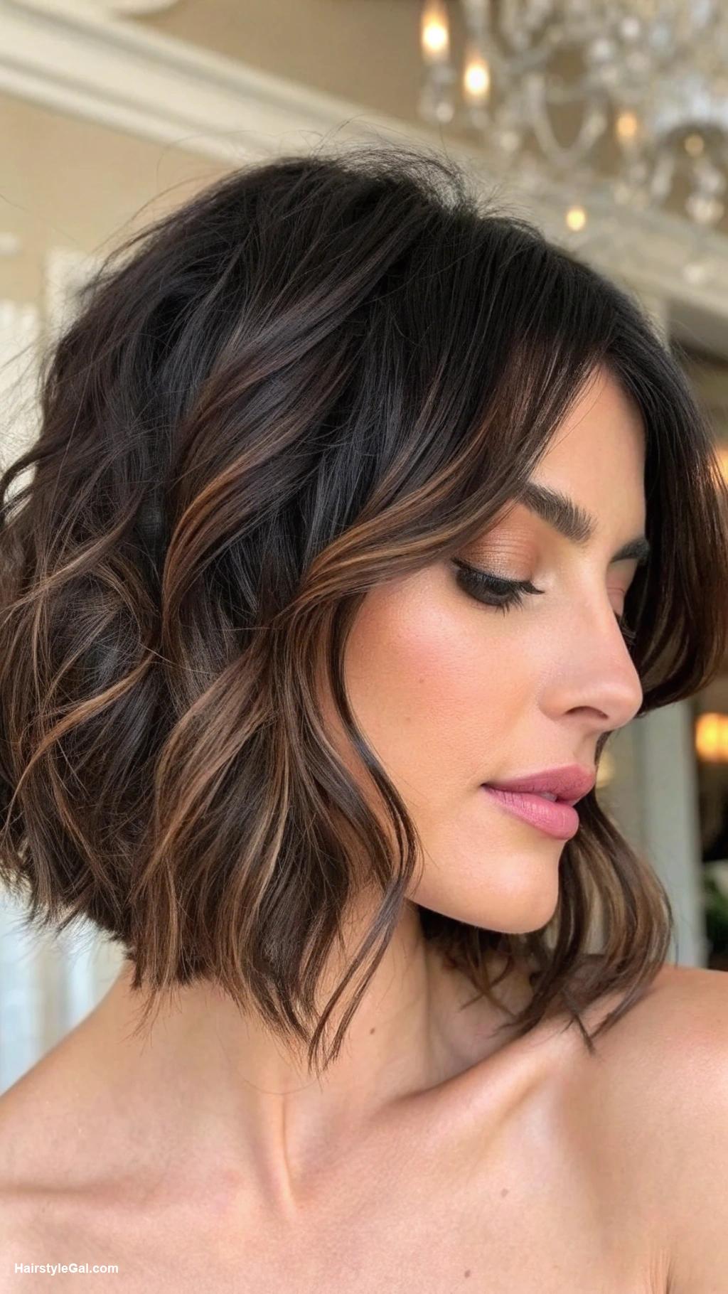 thin hair formal hairstyles Textured bob for added fullness