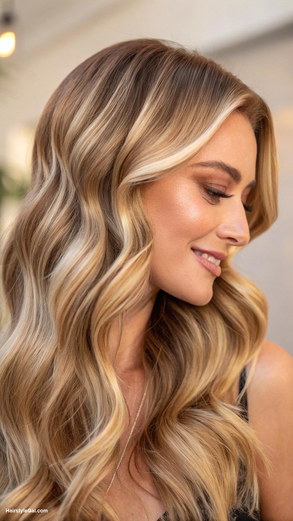 zig zag part hairstyles Blonde highlights zig zag hairstyle