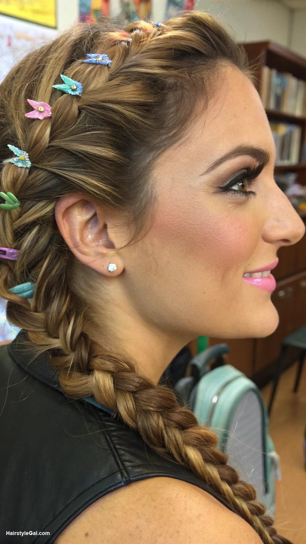 back to school hairstyles Fishtail braid for unique twist