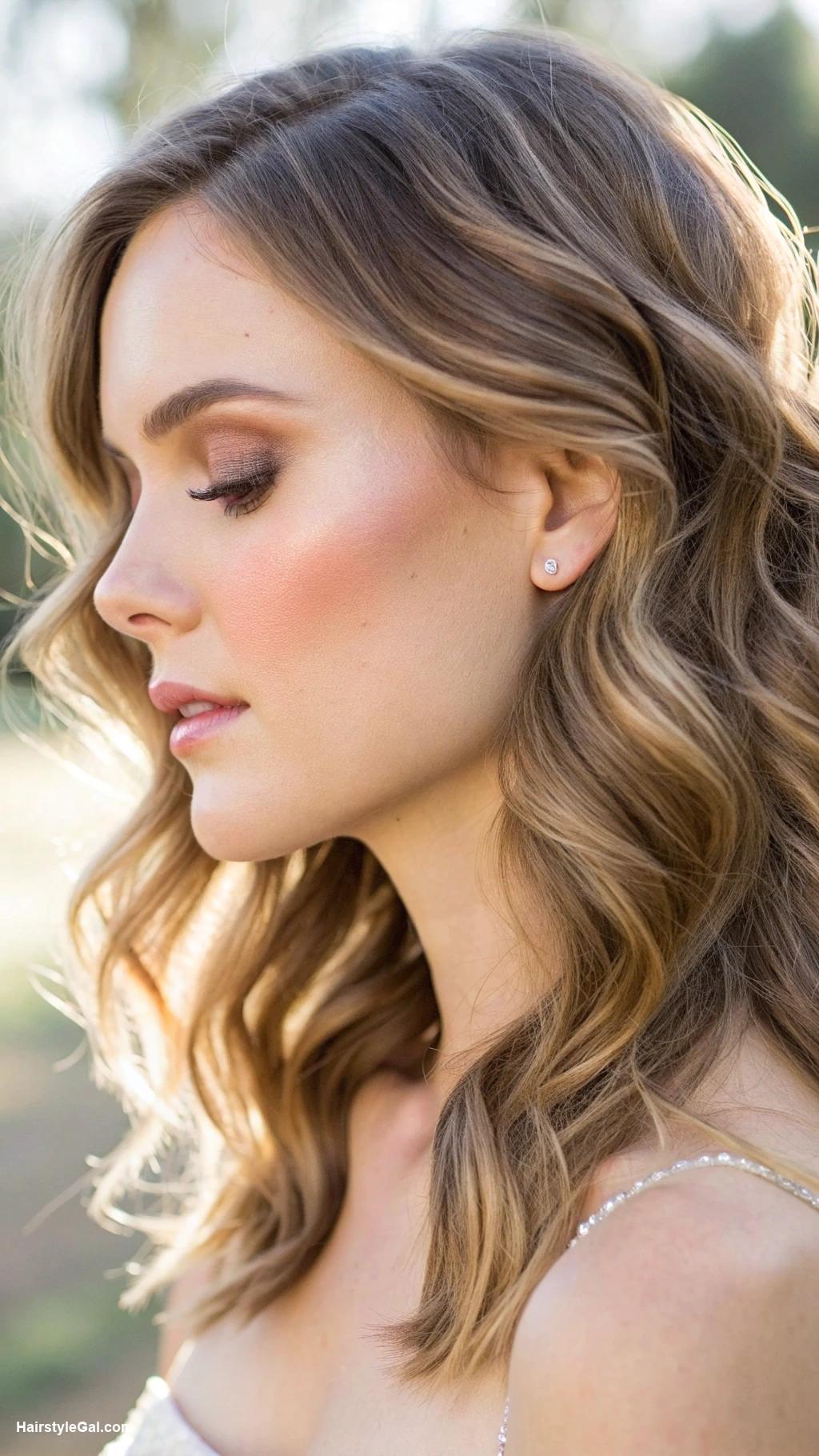 bridesmaid hairstyles Loose waves for a natural look