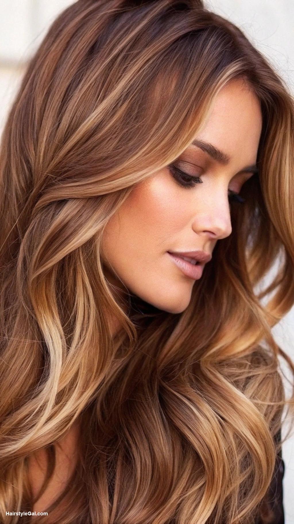 dirty blonde hair with lowlights Chestnut lowlights for rich depth