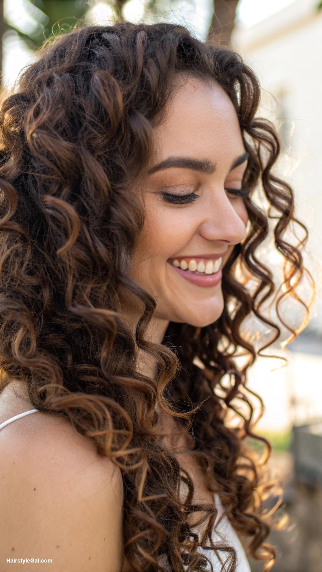 long curly hairstyles Classic long spiral curls