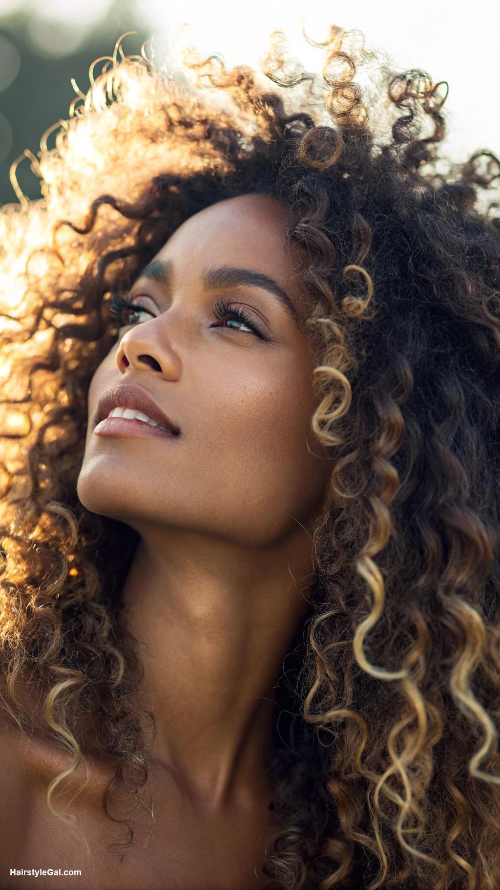 long curly hairstyles Natural textured curls