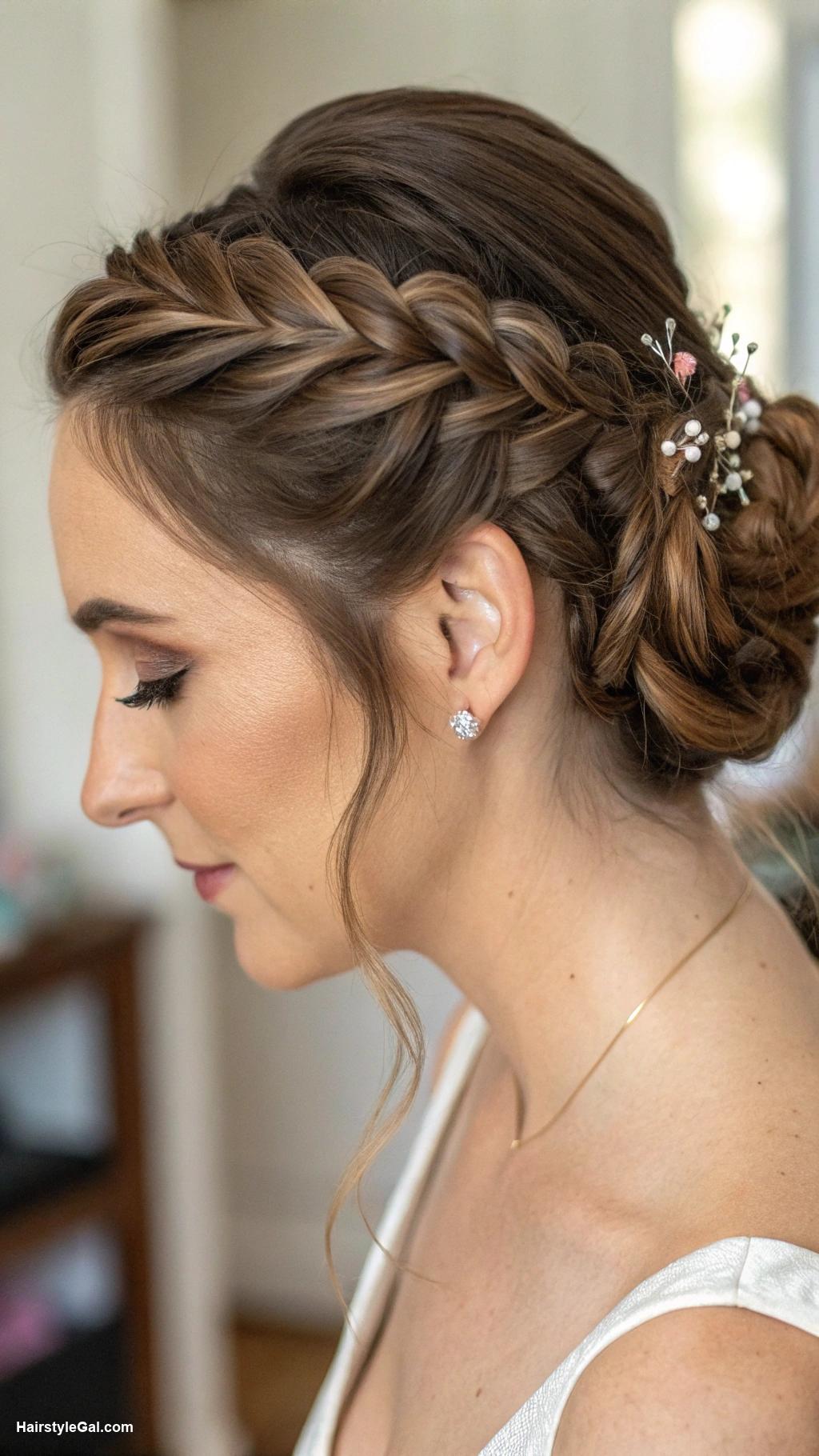 second day hairstyles Elegant twisted updo for events