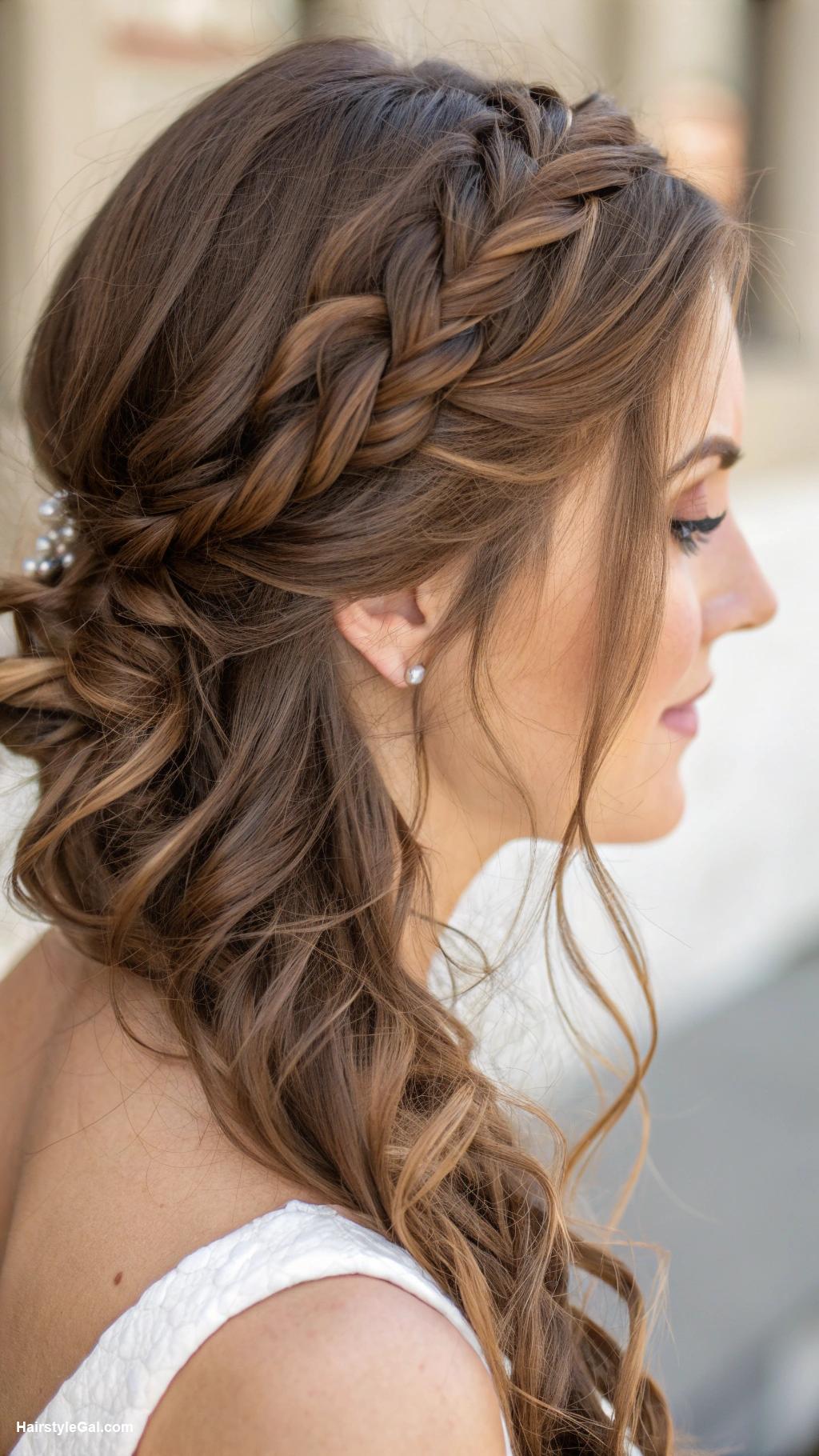 second day hairstyles Twisted side braid for simplicity