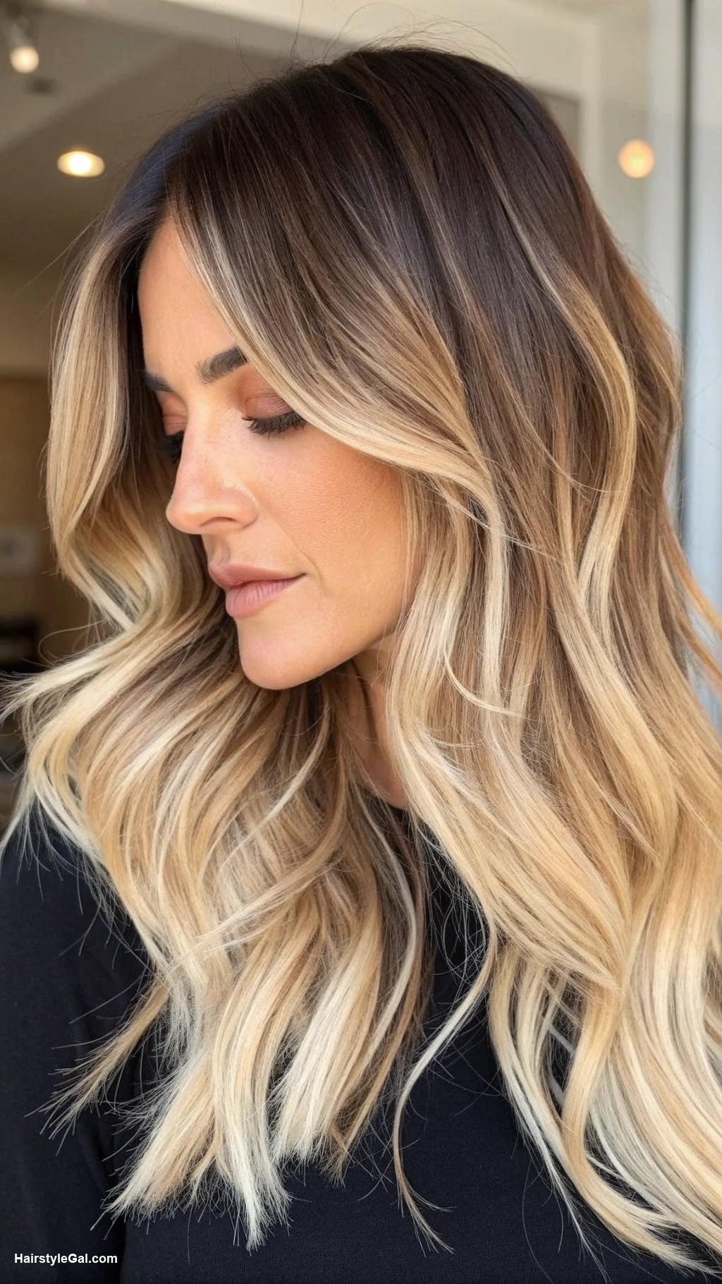 wolf haircut medium Blonde Ombre Wolf Haircut