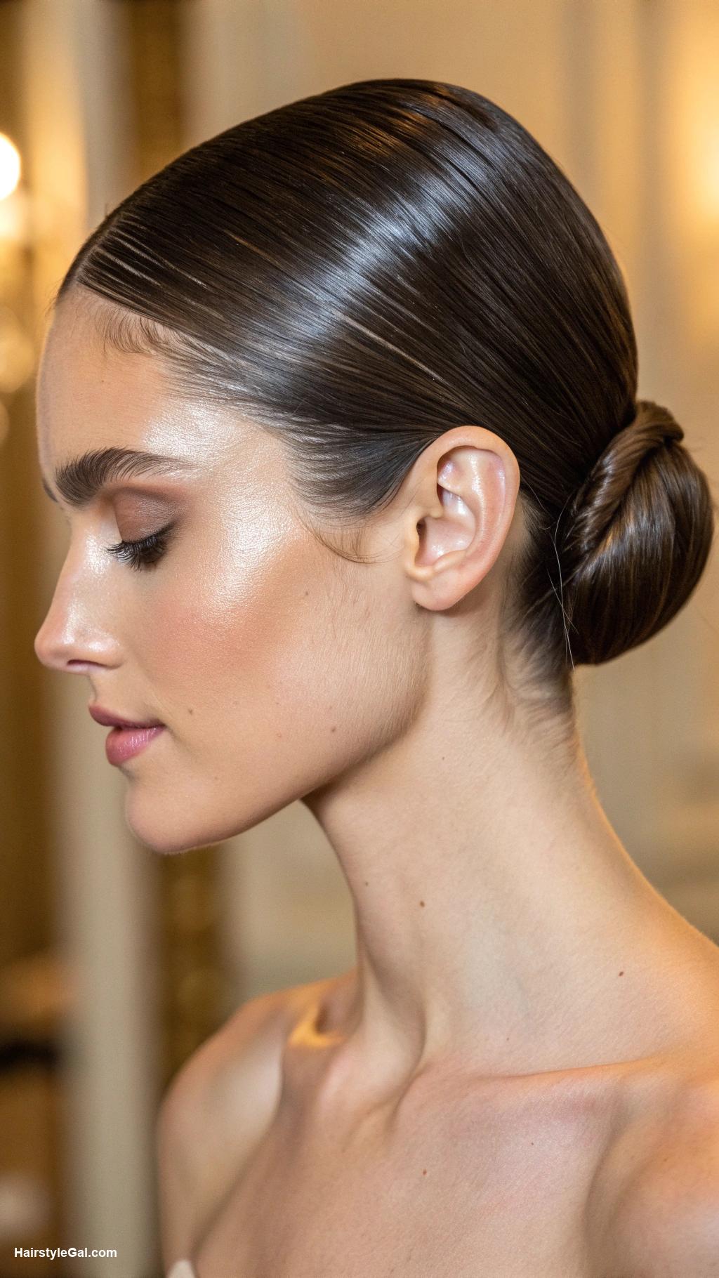 elegant hairstyles Sleek Low Bun