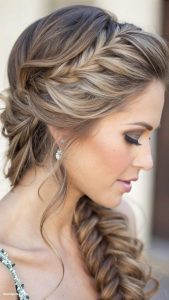 elegant hairstyles Stylish Fishtail Braid