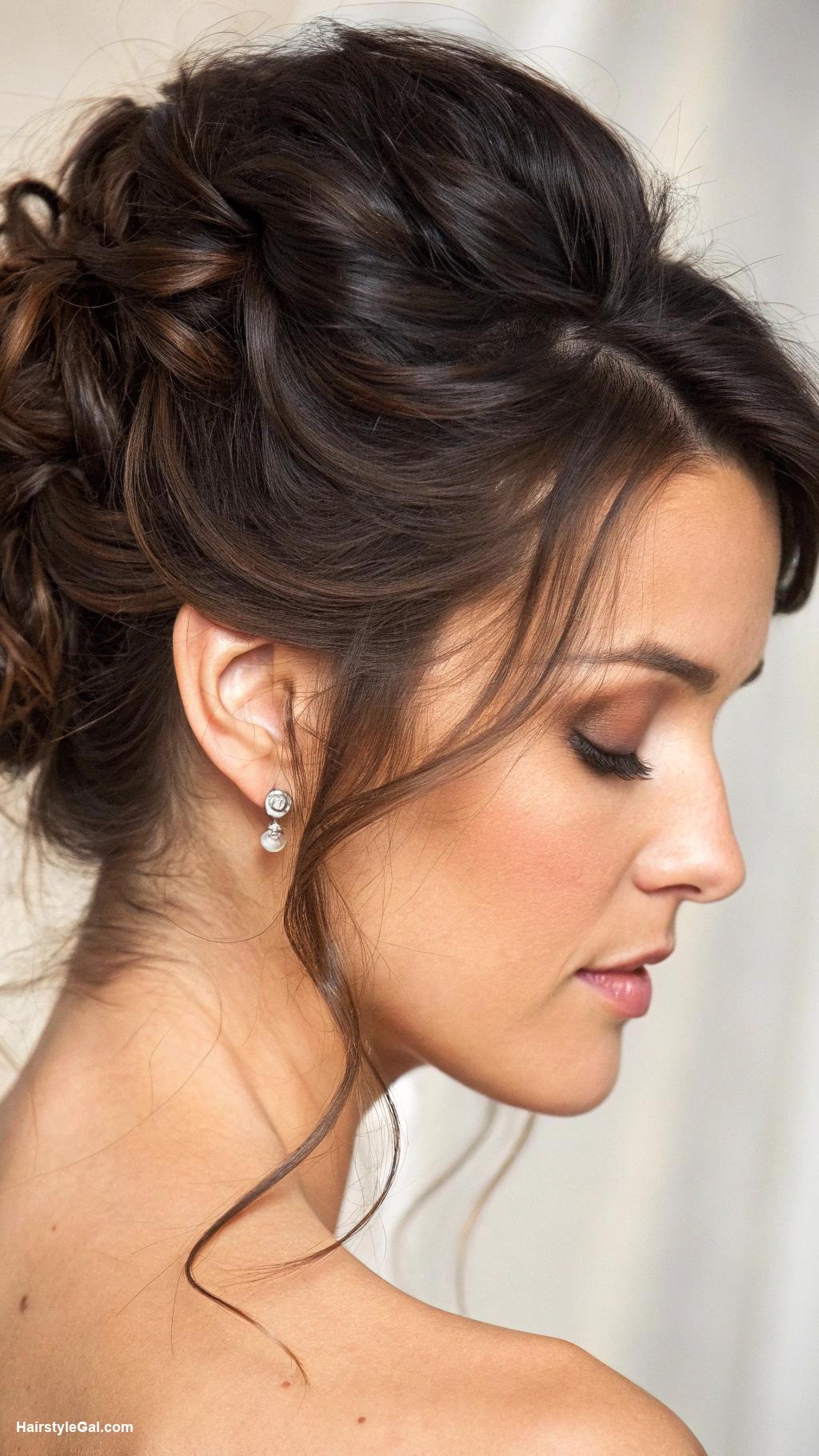 french twist Elegant French twist for evening events