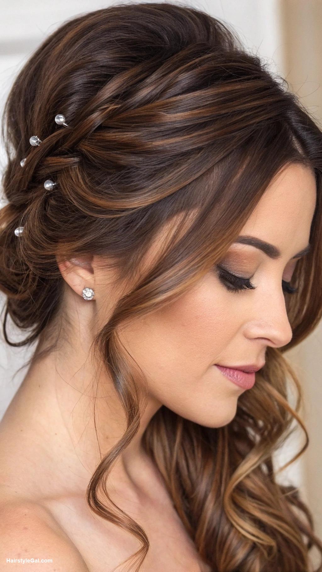 french twist Side swept French twist for a chic look